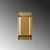 Opviq Zidna lampa Bera-15312, 15x30x11cm, IP20, Zlatna boje