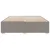 Vidaxl Posteljni okvir brez vzmetnice taupe 180x200 cm blago