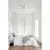 FARO 34297WT-1TW - LED prigušiva ventilator RUDDER L LED/18W/230V bela, prečnik 132 cm WT + DO
