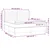 vidaXL Box spring postelja z vzmetnico črna 160x200 cm blago