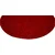 eoshop Eton bordo rdeča preproga okrogla (Varianta: premer 80 cm)