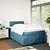 Vidaxl Box spring postelja z vzmetnico modra 120x190 cm žamet
