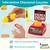 Costway Igralni set supermarket 76 kosov modre barve
