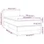 Vidaxl Box spring postelja z vzmetnico LED temno modra 90x200 cm žamet
