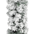 Božićna girlanda sa snijegom zelena 10 m PVC
