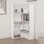 Hanah Home polica za knjige Adel 3 Shelf Corner, 60×60 cm, bela