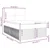 Vidaxl Box spring postelja z vzmetnico roza 140x190 cm žamet
