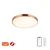 Immax NEO 07322L-LED prigušiva stropna svetiljka NEO LITE SEMPLICI 60W/230V pr.60cm bakarna+daljinski upravljač