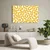 Slika retro rumen geometrijski vzorec - 30x20