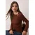 Trendyol Milla ženska bluza Twoaw26Bz00134, braon-braon