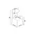 Hanah Home Set stolica Vina, 56x76x97 cm, 4 komada, Krem