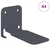 Lebdeća polica s policom Zidne 4 pcs Antracit 6 x 10,8 x 6,6 cm