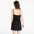 Obleka Tommy Jeans Essential Strap Dress Black M