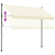 Tenda na uvlačenje krem 300 x 150 cm od tkanine i čelika