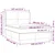 vidaXL Box spring postelja z vzmetnico krem 140x200 cm blago