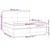 Vidaxl Box spring postelja z vzmetnico krem 200x200 cm blago