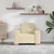 Sofa fotelja krem 100x78x84 cm tkanina