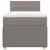 Vidaxl Box spring postelja z vzmetnico taupe 90x190 cm blago