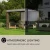Blumfeldt Valence, paviljon, 3x3 m, Taupe - Blumfeldt