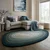 Modra volnena preproga 200x290 cm Puddle Ombre Wool – Flair Rugs