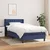 Vidaxl Box spring postelja z vzmetnico modra 90x190 cm blago