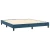 Den Box spring postelja z vzmetnico temno modra 160x200 cm ž