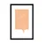 Plakat s paspartujem Marilyn Monroe s podpisom - 40x60 white