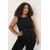 Trendyol Curve Ženska bluza Tbbss25Af00109, Crna