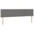 vidaXL Box spring postelja z vzmetnico temno siva 120x190 cm blago