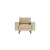 Atelier del Sofa Fotelja Sparrow 1, Krem