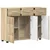 Kreveta s policom FLORIN Sonoma hrast 88,5 x 30,5 x 73 cm