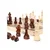 3v1 lesena šahovnica backgammon in dama 30×30cm lesene figure