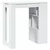 Barski stol s stalcima bijeli 102x50x103,5 cm konstruirano drvo