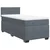 Box spring krevet s madracem tamnosivi 80 x 200 cm baršunasti