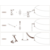 Jupiduu - Zunanji trampolin. Grey/White
