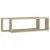 Greatstore Stenske police kockaste 2 kosa sonoma hrast 80x15x26,5 cm