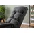 Atelier del Sofa Stolica za ljuljanje, Antracit