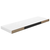 Plutajuća zidna polica visoki sjaj bijela 80x23,5x3,8 cm MDF