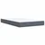 vidaXL Postelja boxspring z vzmetnico Temno siva 120 x 190 cm Žamet