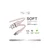 Puro Soft USB-A - USB-C kabel, 1.5m, roza