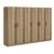 Hanah Home Garderober Kale-7630, 270x210x52 cm, Braon