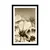 Plakat s paspartujem vrtni cvetovi v sepia varianti - 40x60 no frame