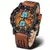 VOSTOK-EUROPE muški sportski ručni sat sa braon kožnim kaišem vk61/571f612