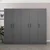 Hanah Home Garderober Kale-4975, 225x190x52 cm, Antracit
