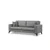 Kristal 3 - Light Grey Light Grey 3-Seat Sofa-Bed