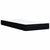 Vidaxl Box spring postelja z vzmetnico črn 90x190 cm blago