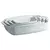Rectangular oven dish, ceramics, 22x14.5cm/0.7L, Ecume - Emile Henry