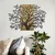 Sombra del Bosque -2 GreenBlack Decorative Wooden Wall Accessory