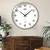 Compas Zidni sat, 26 cm, Braon