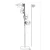 Opviq Podna lampa Simay, 137 cm, E27, Zlatne boje